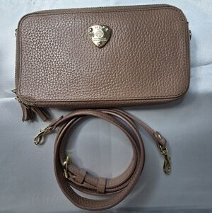 Brown Leather Crossbody Bag